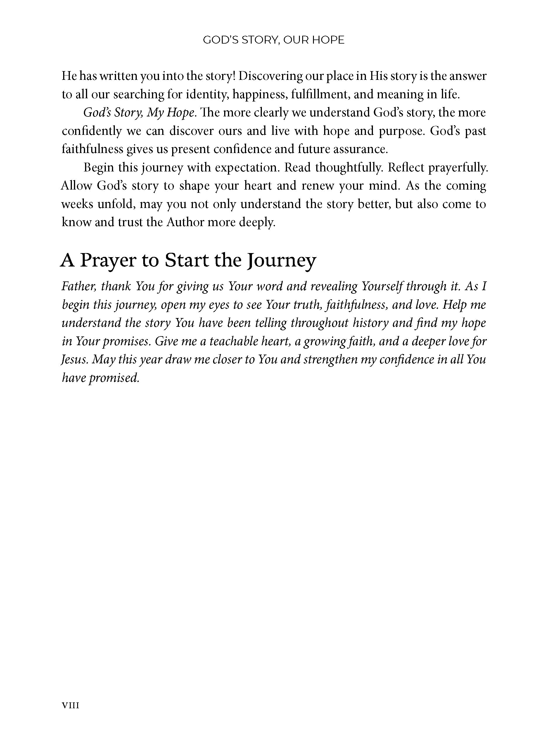 God’s Story, Our Hope: A One-Year Devotional Journey Through God’s Historical, Redemptive Narrative