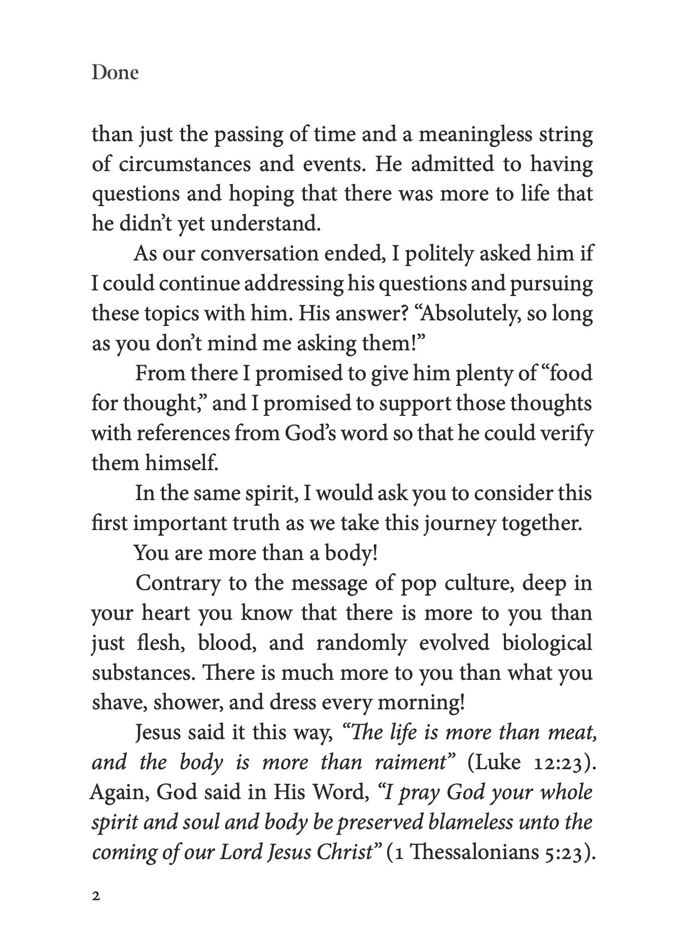 Done (KJV), Second Edition: What most religions never tell you by Cary Schmidt