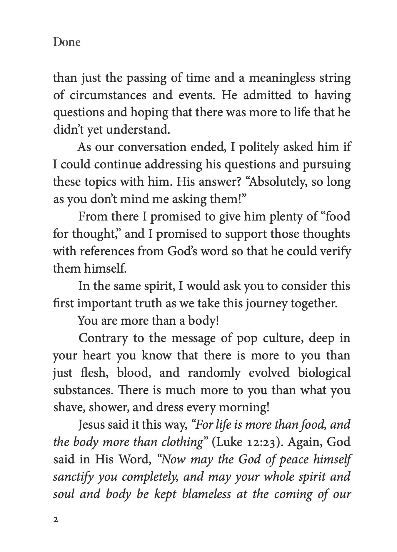 Done (ESV), Second Edition: What most religions never tell you by Cary Schmidt