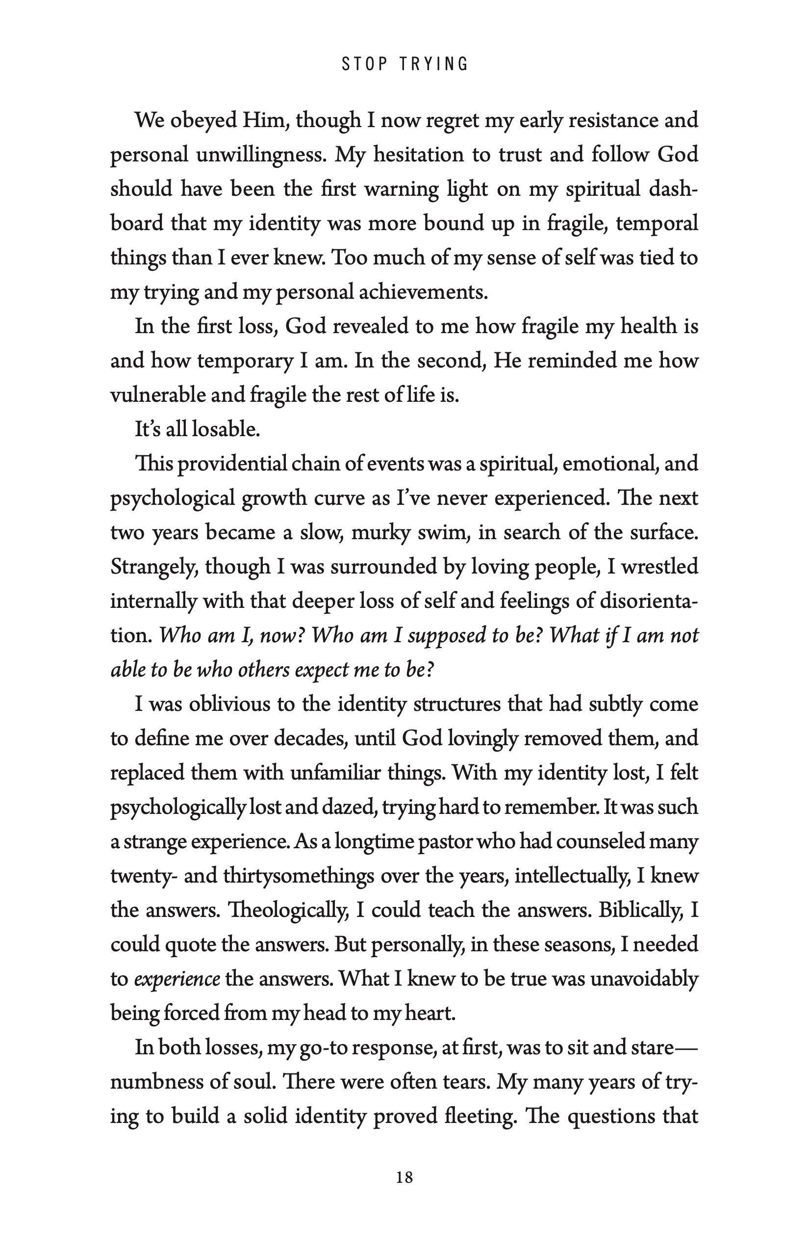 Stop Trying: How to Receive—Not Achieve—Your Real Identity