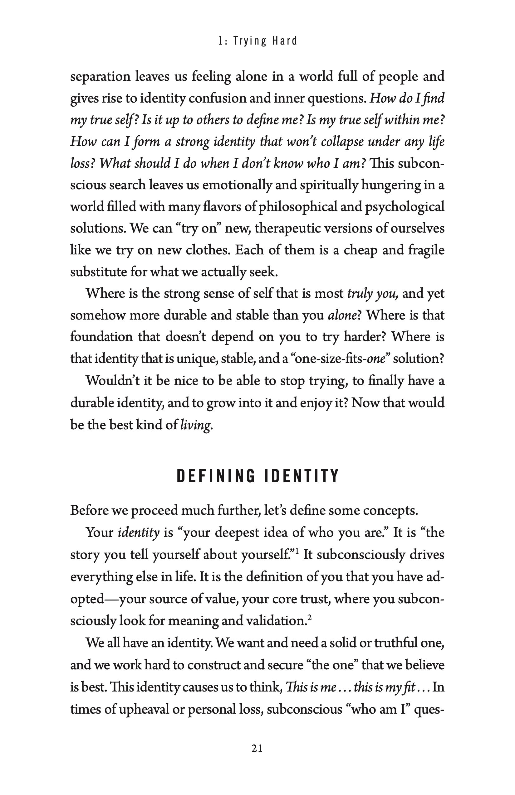 Stop Trying: How to Receive—Not Achieve—Your Real Identity