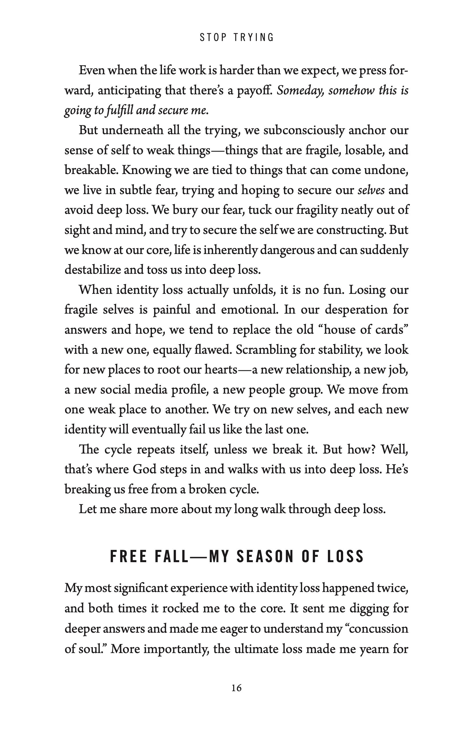 Stop Trying: How to Receive—Not Achieve—Your Real Identity