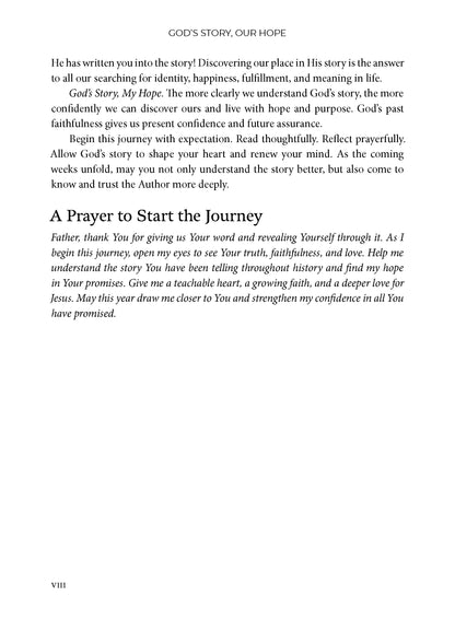 God’s Story, Our Hope: A One-Year Devotional Journey Through God’s Historical, Redemptive Narrative