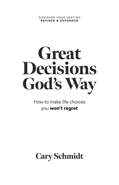 Great Decisions God&