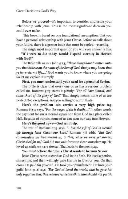 Great Decisions God&
