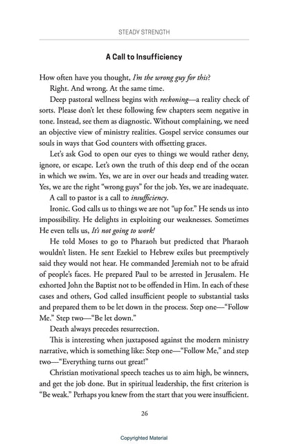 Steady Strength: Reversing Ministry&