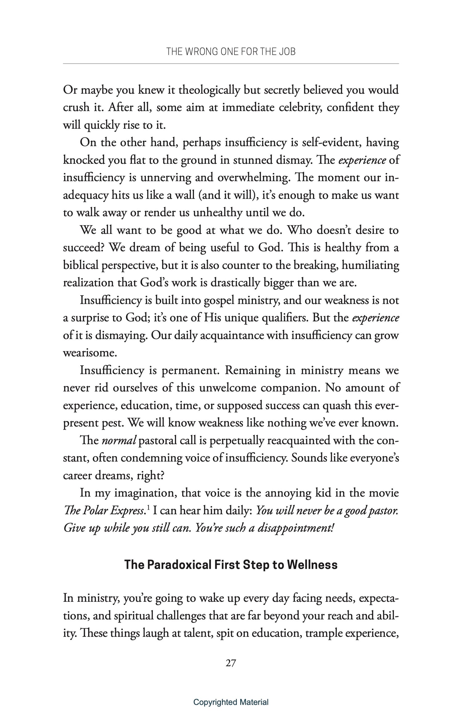 Steady Strength: Reversing Ministry&