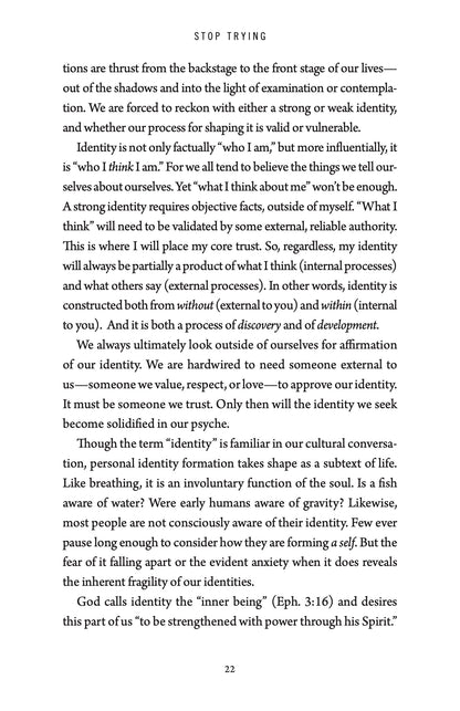 Stop Trying: How to Receive—Not Achieve—Your Real Identity